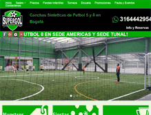 Tablet Screenshot of canchasupergol.com